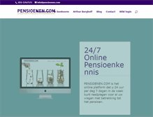 Tablet Screenshot of pensioenen.com